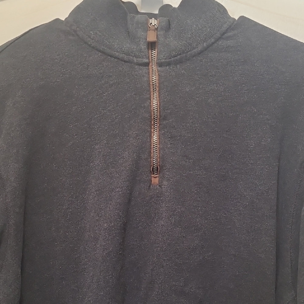 Men's Cremieux Classics Gray Half Zip Sweater